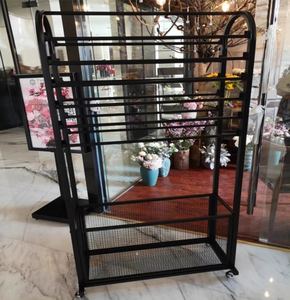 Présentoir de stockage d'étagère de produit de magasin floral moderne nouveaux rubans de papier d'emballage de fleur sur pied cordes de satin colorées - Product Image 1