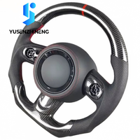 Volant de voiture personnalisé en cuir et fibre de carbone forgée pour Mini Cooper Jcw R50 R52 R53 R55 R56 R57 R60 R61 F55 F56 F57 F54 F60