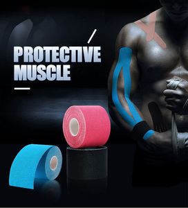 Ruban <span class=keywords><strong>de</strong></span> kinésiologie 5cm 10cm, OEM personnalisé en forme <span class=keywords><strong>de</strong></span> I, pré-coupé en coton rayonne, ruban <span class=keywords><strong>de</strong></span> kinésiologie facile à utiliser - Product Image 2