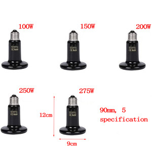 Ampoule de ferme avicole 90mm 200W pour poulailler, lampe chauffante infrarouge en céramique - Product Image 6