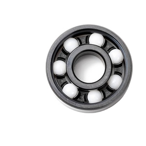 R188 SR188 Híbrido de Cerámica de Acero Inoxidable Races 8 Rodamiento de Bolas de Nitruro de Silicio Alto y Pequeño Retenedor de Jaula de Nailon de Ranura Profunda - Product Image 1