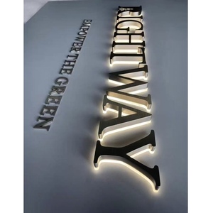 Letrero Luminoso 3D Personalizado de Bajo Consumo, Resistente a <span class=keywords><strong>la</strong></span> Corrosión, con Retroiluminación LED para Exteriores, para Edificios Comerciales - Product Image 6