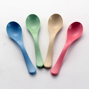 Cadeau de Promotion matériau écologique 100% Naturel biodégradable de Fiber De Paille De Blé De Riz <span class=keywords><strong>Cuillère</strong></span> <span class=keywords><strong>À</strong></span> <span class=keywords><strong>Soupe</strong></span> - Product Image 1