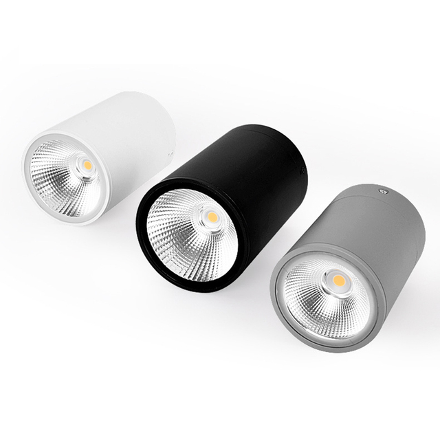 Best Selling IP65 Led Ceiling Down Light Black Housing Round Cob Downlight Led for Furniture Lighting Led Downlight