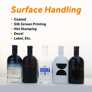 Botol minuman keras kaca bening gradien kustom 700ml 1000ml <span class=keywords><strong>750ml</strong></span> 500ml ml gabus botol roh untuk wiski Vodka Rum Tequila - Product Image 3