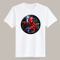 Camiseta de Manga Corta con Parche de TPU Lenticular 3D Personalizado, Efecto de Movimiento 3D, Patrón Cambiante 3D, Parche de TPU Suave