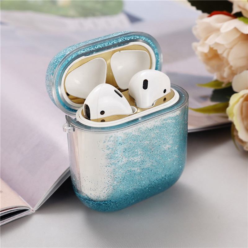 TPU PC Quicksand Bling Earphone Case - Image 6