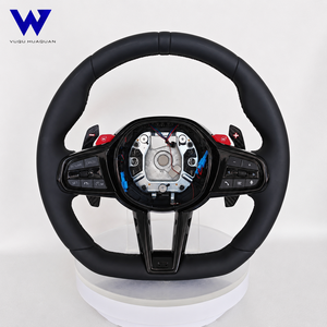 Acceso Rápido a Precios de Mayoreo, Volante de Cuero Nuevo de Alta Calidad Compatible con <span class=keywords><strong>BMW</strong></span> F20 E90 F30 F10 F04 F39 F25 M23456 - Product Image 1