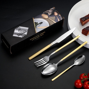 Stainless Steel Cutlery <b>Set</b> 24 Pieces Dishwasher Safe Gift Box For <b>Dinner</b> Party - Product Image 3