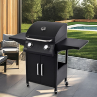 Meilleure vente Certificats CE USA ETL 2 + 1 brûleur Barbecue au gaz propane pour la maison Jardin Patio Promotion Barbecue en acier inoxydable
