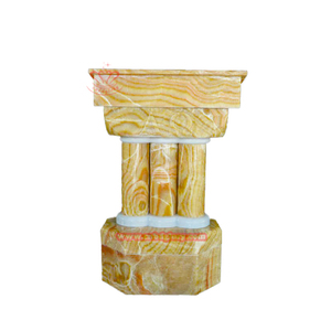 Moderno Altar de Iglesia de Piedra Natural Tallado a Mano con Temática Religiosa Católica, Pulido, para Uso en Jardín Exterior - Product Image 4