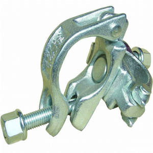 Coupleur d'échafaudage 48,3 mm 1 kg Acier Q235 Galvanisé Forgé à l'anglaise Pivotant Double - Product Image 1