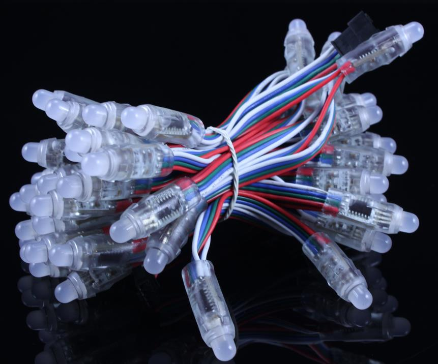 WS2811 Full Color RGB LED Pixel Module Waterproof Christmas Light String Project