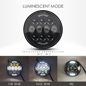 ไฟหน้า LED 5.75 นิ้ว ไฟสูง-ต่ำ พร้อมไฟจอดรถและขายึด สำหรับ Yamaha Bolt Raider Stryker <span class=keywords><strong>SCR950</strong></span> Warrior - Product Image 3