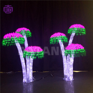 LED Mushroom Tree Decorative <b>Light</b> for Garden Landscape and Outdoor Fantasy Theme Decoration with Soft Glow Effect - Product Image 4