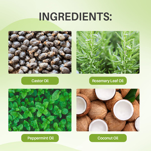 Crème capillaire à la rosmarine 50g OEM Étiquette privée Non grasse Renforce Vegan Sans frisottis - Product Image 4