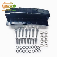 Support de montage en forme de Z pour panneau solaire noir en aluminium de petite taille pour toit de camping-car, bus, caravane, système d'énergie photovoltaïque