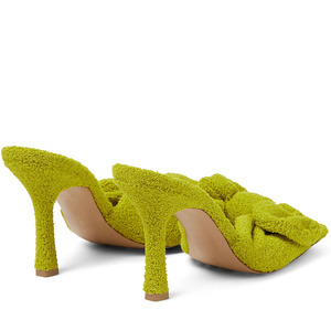 Sexy punta quadrata <span class=keywords><strong>tacco</strong></span> alto muli <span class=keywords><strong>scarpe</strong></span> sandalo tacchi scivoli pantofole da donna <span class=keywords><strong>scarpe</strong></span> da festa per donna - Product Image 3