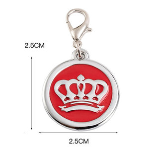 Maychan – étiquettes de chien en alliage de Zinc, collier de chien à motif de couronne pendentif étiquette d'identification d'animal de compagnie, nouvel arrivage <span class=keywords><strong>2022</strong></span> - Product Image 2
