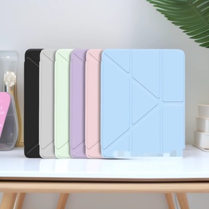 Soporte Acrílico Plegable en Y 2 en 1 Personalizado para <span class=keywords><strong>iPad</strong></span> Air5/<span class=keywords><strong>Pro</strong></span> de 11 Pulgadas, con Ranura para Lápiz y Funda Protectora para Tablet - Product Image 1