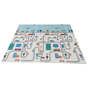 Tapis de <span class=keywords><strong>jeu</strong></span> pliable en mousse XPE imperméable - Sûr pour les bébés et les tout-petits, idéal pour les jeux en intérieur, les pique-niques et les activités de plein air - Product Image 1