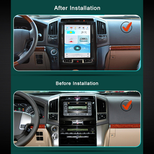 Écran de voiture de haute qualité 12,1 pouces Android Auto Stéréo pour Toyota Land Cruiser LC200 2008-2015 SUV de luxe Radio <span class=keywords><strong>Apple</strong></span> CarPlay DSP - Product Image 5