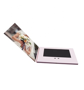 7 "Pantalla LCD Digital <span class=keywords><strong>de</strong></span> invitación <span class=keywords><strong>de</strong></span> boda tarjetas <span class=keywords><strong>de</strong></span> felicitación <span class=keywords><strong>de</strong></span> vídeo folleto - Product Image 4