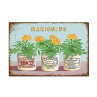 Dekorasi Dinding Ruang Tamu 'Give the Soul a Meter Sunshine' dengan Desain Bunga, Buah & Piramida, Lukisan Besi di Jendela yang Nyaman