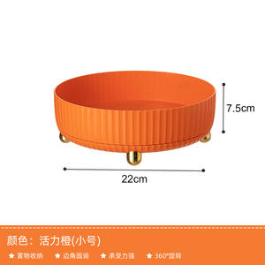 Plateau tournant antidérapant à 360° pour armoire de cuisine, avec base large, bac de rangement rotatif pour organisation, vente en gros - Product Image 6