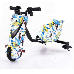 2023 6.5 pollici led 3 ruote drift kart trike adulti bambini drift scooter auto giocattolo elettrica alla deriva - Product Image 2