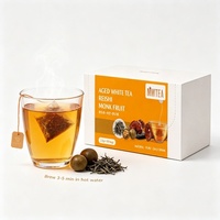 Hoogwaardige Private Label 10-jarig gerijpte witte thee Reishi & Monk Fruit mix voor zakelijke premium geschenken OEM/ODM