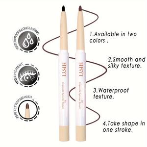 Lápices de <span class=keywords><strong>delineador</strong></span> de ojos impermeables de larga duración, maquillaje de ojos a prueba de manchas de pigmento alto, colores duales, ingredientes minerales fáciles para principiantes - Product Image 2