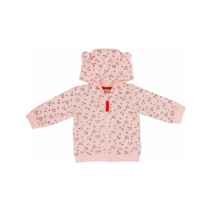 Veste à capuche zippée en coton et polyester mélangé de haute qualité pour bébé fille, hiver, écologique, respirante, fabricant de vêtements - Product Image 1