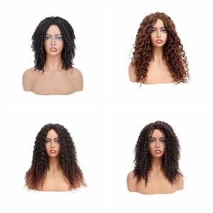 Short Soft <strong>Dreadlocks</strong> Crochet Braids <strong>Synthetic</strong> Bundle Hair Weave Extension for Wig - Product Image 5