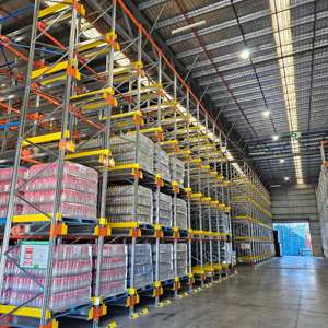 نظام رفوف التخزين الآلي ثنائي الاتجاه معتمد من CE لتخزين سلسلة التبريد في المستودعات - Product Image 4