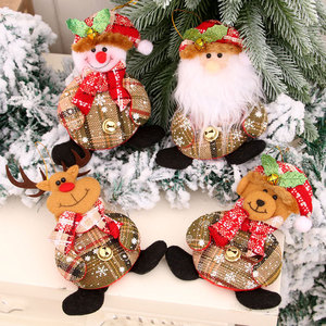 Nuevos adornos de campanas navideñas, adornos colgantes de Navidad, pequeñas decoraciones de tela, adornos para árboles de Navidad, pequeños regalos - Product Image 3