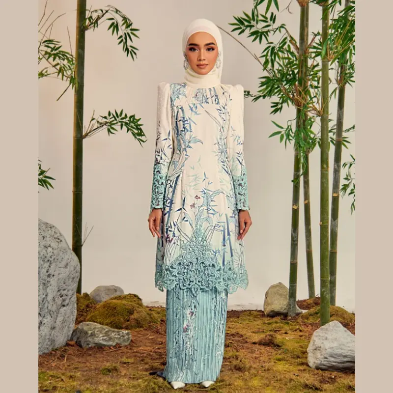 Sipo Eid Thiết Kế Mới Malaysia Baju Kurung Bộ Đơn Giản Phong Cách Hàng Đầu Với Váy Trung Đông Hồi Giáo Quần Áo Chất Lượng Cao Baju Kebaya