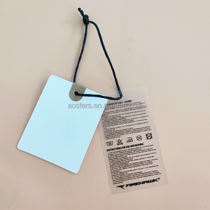 Label gantung kain PVC bentuk berbeda gaya baru label gantung daur ulang mewah untuk perhiasan DAN jins - Product Image 1