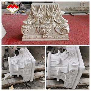 Columna de mármol para porche, columna antideslizante y resistente al desgaste, bonito y práctico <span class=keywords><strong>Pilar</strong></span> romano, beige, pedestal - Product Image 6