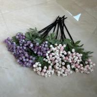 T-FT041 Groothandel Kunstmatige Besjes Bloemen Fruittak voor Kerst, Huis & Bruiloft Decoratie in Blauw Roze Rood Wit Paars