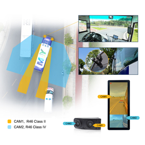 <span class=keywords><strong>Monitor</strong></span> Retrovisore <span class=keywords><strong>per</strong></span> Camion ECE R46 1080P 12.3 Pollici AHD Schermo Intero 2CH Sistema CMS con Vista Divisa <span class=keywords><strong>per</strong></span> Veicoli Commerciali - Product Image 4