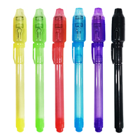 KHY Vente chaude Stylos espions à encre invisible à logo personnalisé, marqueurs magiques qui disparaissent, encre permanente, ensemble de stylos UV transparents