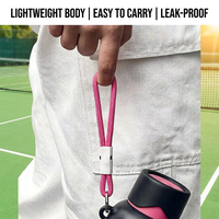 Zomerse High-Style draagbare theewater-scheidingsbeker met rietje, unisex PC sportwaterfles, grote capaciteit, aanpasbare fles