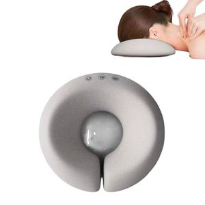 Silk Feeling <b>Memory</b> <b>Foam</b> Face & Neck Support Pillow with Removable Washable Cover Knitted Design for Airplane and Hotel Use - Product Image 2