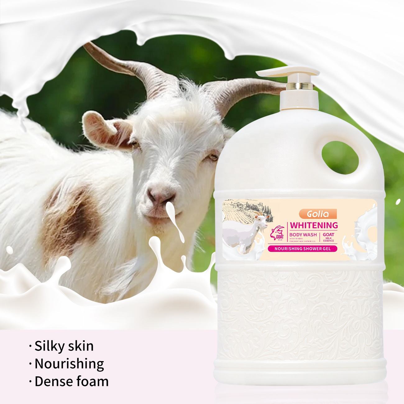 Gentle Goats Milk Body Wash Nourishing Lightening