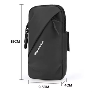 Sac de bras de course imperméable pour téléphones mobiles, sac de poignet universel pour le sport avec doublure en PU pour les activités de plein air des hommes et des femmes, jogging - Product Image 6