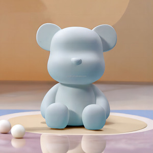 Ours en peluche DIY à peindre, taille 23 cm, ours fluide DIY, ours blanc, <span class=keywords><strong>peinture</strong></span> à l'huile <span class=keywords><strong>acrylique</strong></span>, ours en peluche à couler, jouet pour enfants - Product Image 3