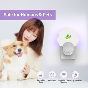 No tóxico eléctrico LED Insect Zapper Anti-Mosquito Fly Trap Sticky Bug Killing Machine para uso en interiores - Product Image 2