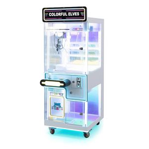 Máquina de garras metálica de tamaño mediano con soporte en español, receptor de tickets de escritorio, máquina expendedora tipo grúa con WiFi y luz intermitente - Product Image 4