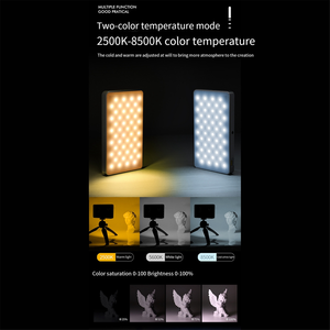 Luz de Video LED RGB M1SE, Batería Recargable de 4000 mAh, Luz de Video para Fotografía, Video en Vivo - Product Image 4